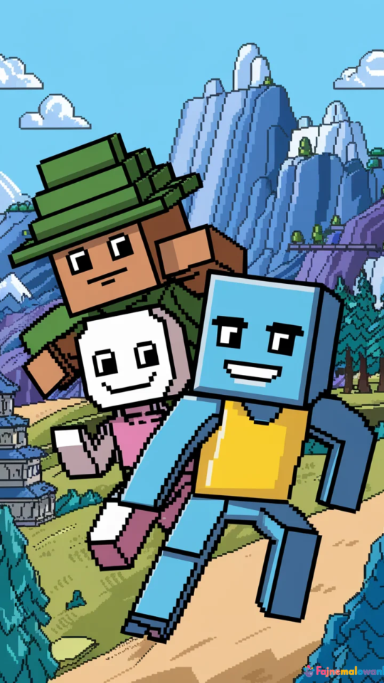 Kolorowanki z postaciami Minecraft do druku dla dzieci