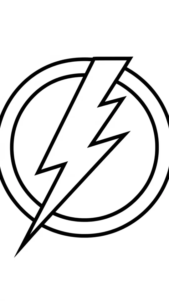 Kolorowanka z Superbohaterem Flash dla Dzieci do Druku