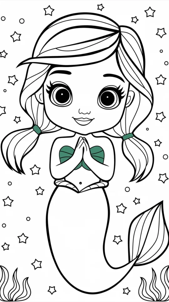 Kolorowanka z Cindy Lou z bajki Grinch do druku dla dzieci