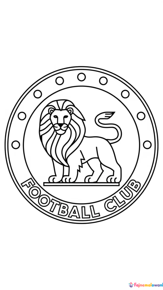 Kolorowanka z logo Chelsea FC dla fanów piłki nożnej