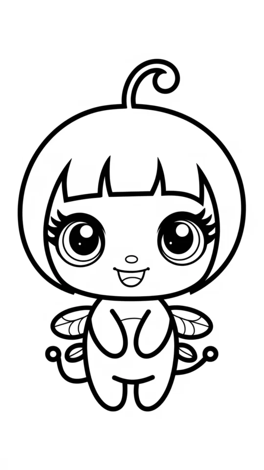 Kolorowanki dla dziewczynek: Postacie Gacha Life do druku