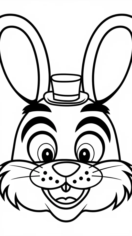 Kolorowanka Five Nights at Freddy’s dla fanów gier grozy