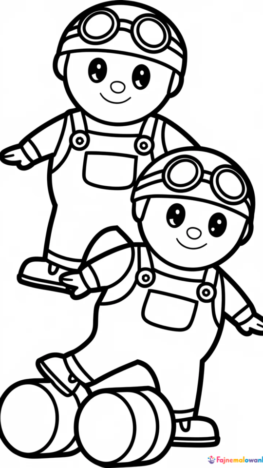 Kolorowanki Minionki do druku dla dzieci – darmowe szablony