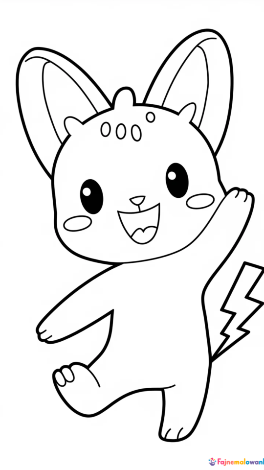 Kolorowanki do druku z Pikachu dla dzieci i fanów Pokémon