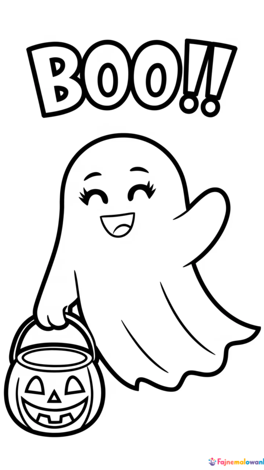 Kolorowanki dla dzieci na Halloween do druku i zabawy