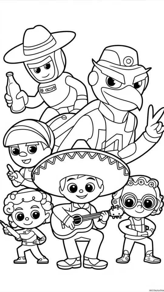 Kolorowanki Brawl Stars dla dzieci do druku i zabawy
