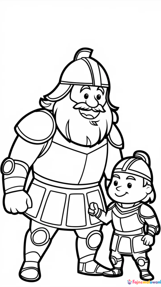 Kolorowanka Asterix i Obelix dla dzieci – przygody do pokolorowania