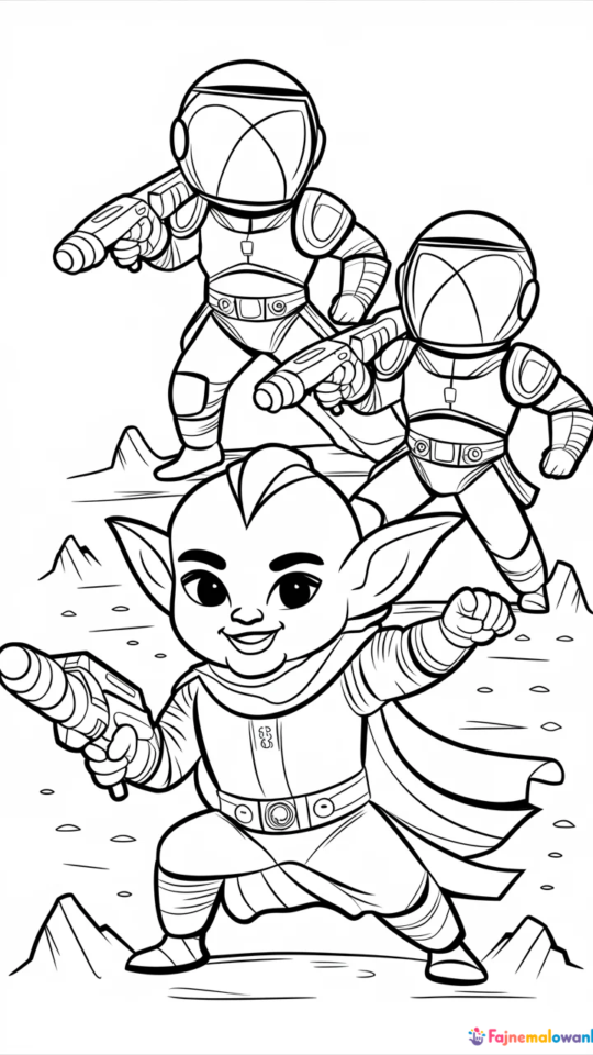 Kolorowanki LEGO Star Wars dla dzieci – darmowe do druku