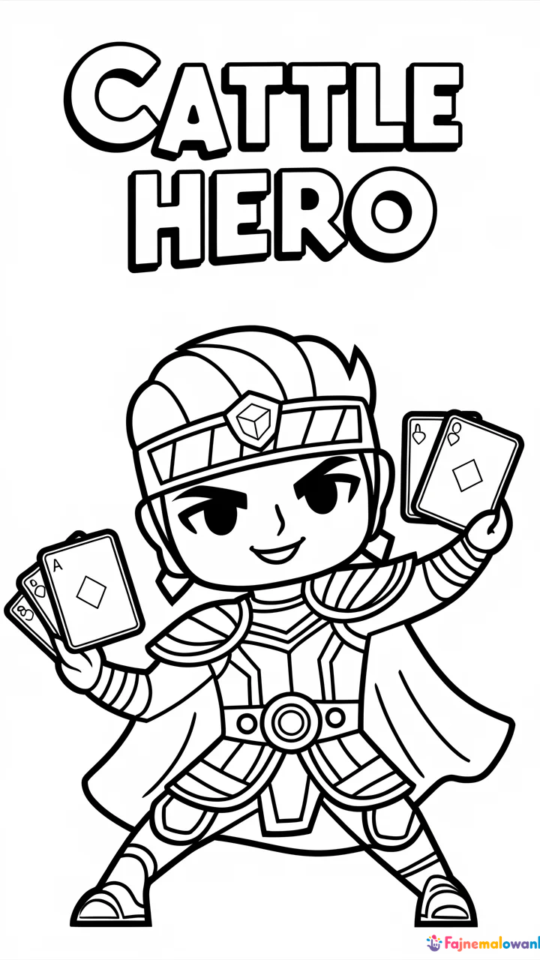 Kolorowanka Tara z Brawl Stars do druku dla dzieci