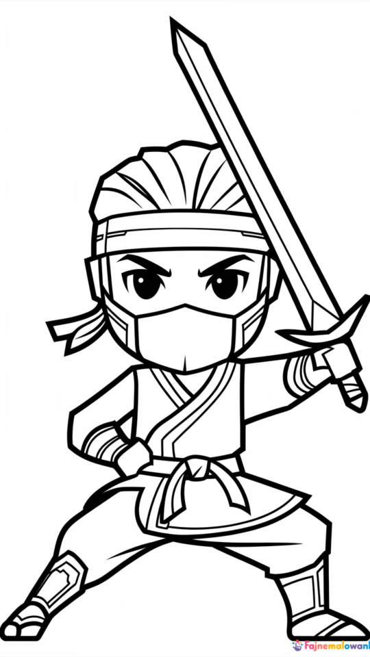 Kolorowanki do druku: Lego Ninjago dla dzieci do pobrania