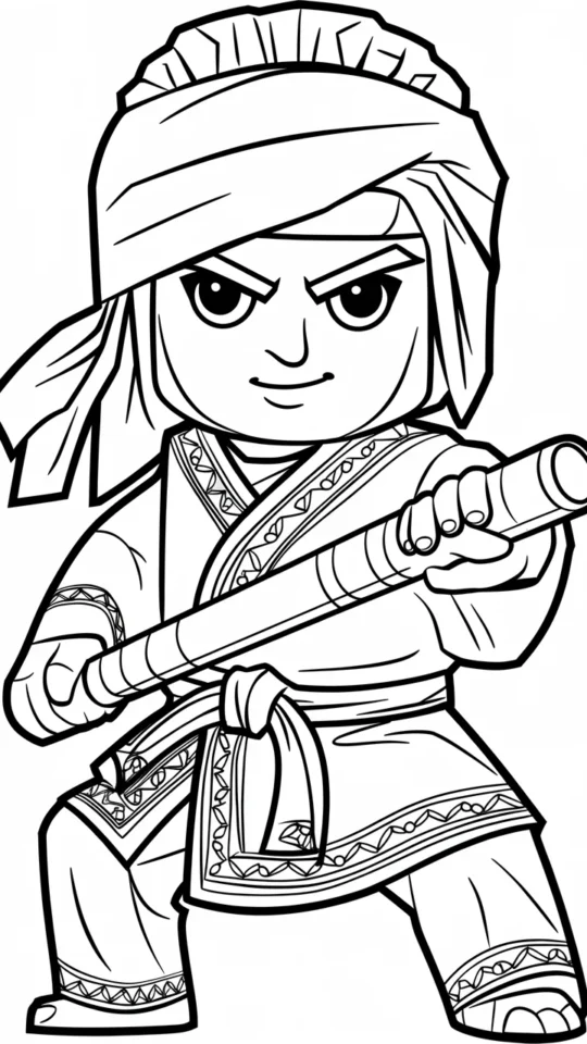 Kolorowanki Roblox Lego Ninja dla Dzieci – Darmowe Wzory