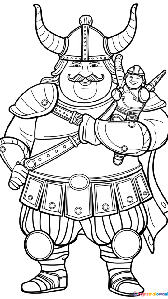 Kolorowanki do druku: Asterix i Obelix dla dzieci do pobrania