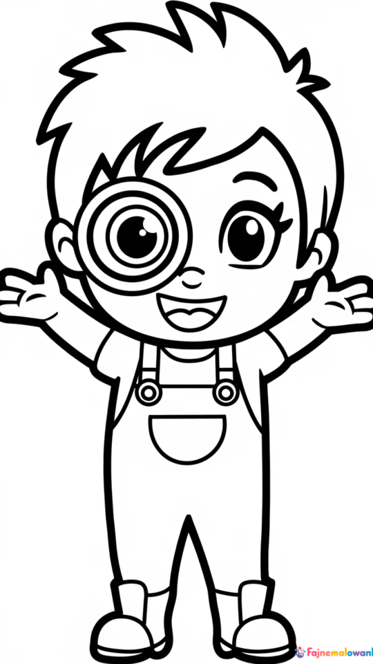Kolorowanki Minionki: Malowanki z Dave’em dla dzieci