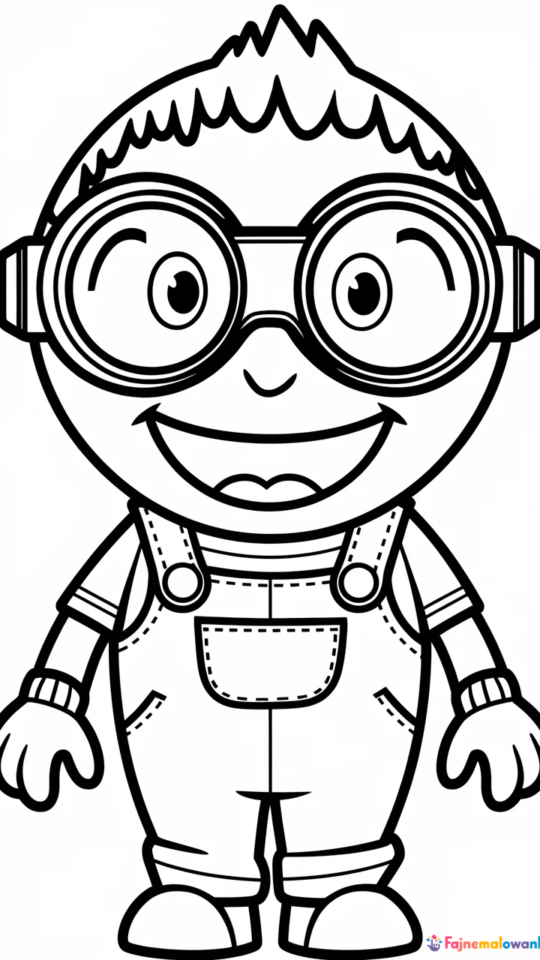 Kolorowanka z Minionkami dla dzieci do druku i zabawy