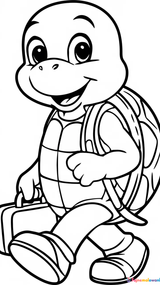 Kolorowanka Koopa Troopa z Super Mario do druku dla dzieci