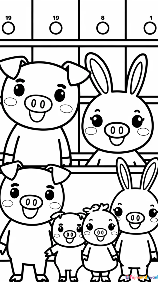 „Świnka Peppa w Szkole: Kolorowanka z Madam Gazelle i Przyjaciółmi”